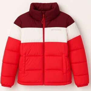 Columbia Women's Burgundy and Red Ski Jacket